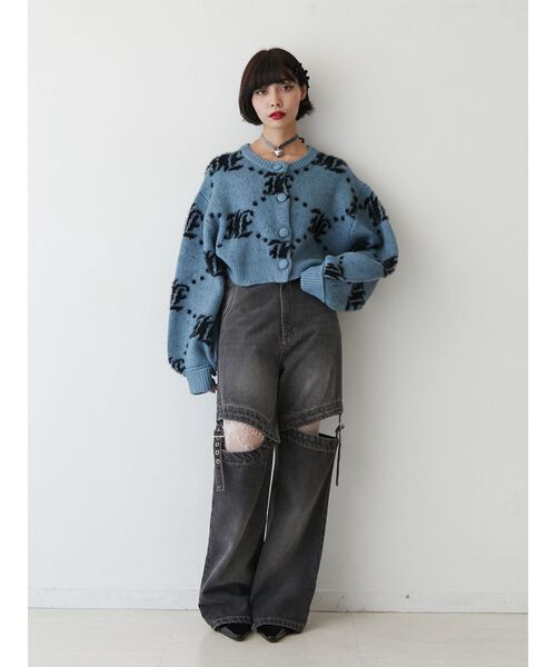 jouetie（ジュエティ）の「マルチWAYデニムパンツ（デニムパンツ・レディース・ブルー/ブラック・SMALL/MEDIUM）」の11枚目の写真