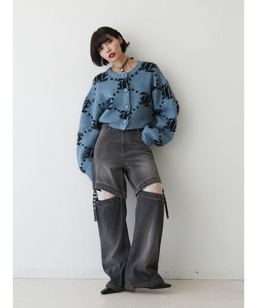 祝開店！大放出セール開催中 jouetie（ジュエティ）の「マルチWAYデニムパンツ（デニムパンツ パンツ