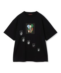 caban | CABaN ドライスビンコットン ELEPHANTマーチエンブロイダリーTシャツ(Tシャツ/カットソー)