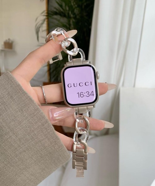 LUON/ Apple Watch Band / メタル シルバー アップルウォッチ