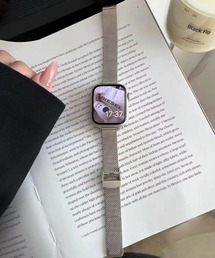LUON（ルオン）の「LUON/ Apple Watch Band / メタル シルバー アップルウォッチ バンド（デジタル腕時計）」