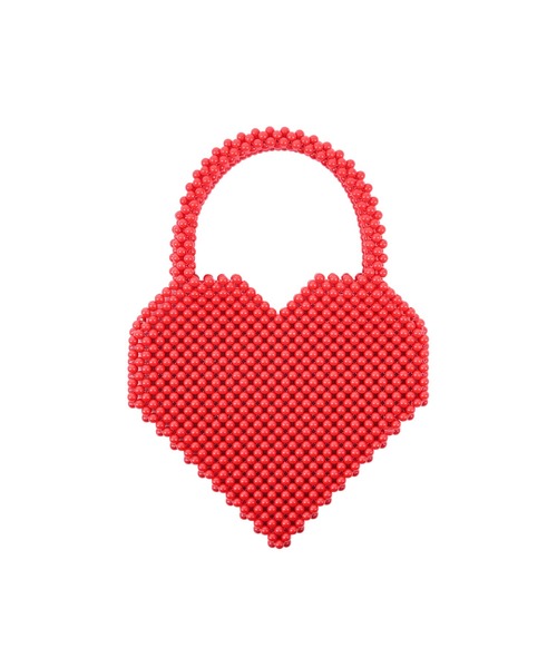 【セール】【Narcissus】ハートビーズバッグ（ハンドバッグ）｜Narcissus（ナルシス）