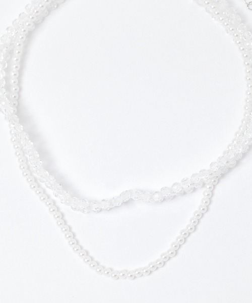 FOREVER 21（フォーエバー トゥエンティーワン）の「ビーズチョーカー31（チョーカー・レディース・ホワイト系その他・FREE）」の3枚目の写真
