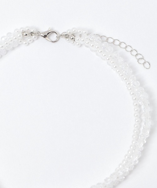 FOREVER 21（フォーエバー トゥエンティーワン）の「ビーズチョーカー31（チョーカー・レディース・ホワイト系その他・FREE）」の2枚目の写真