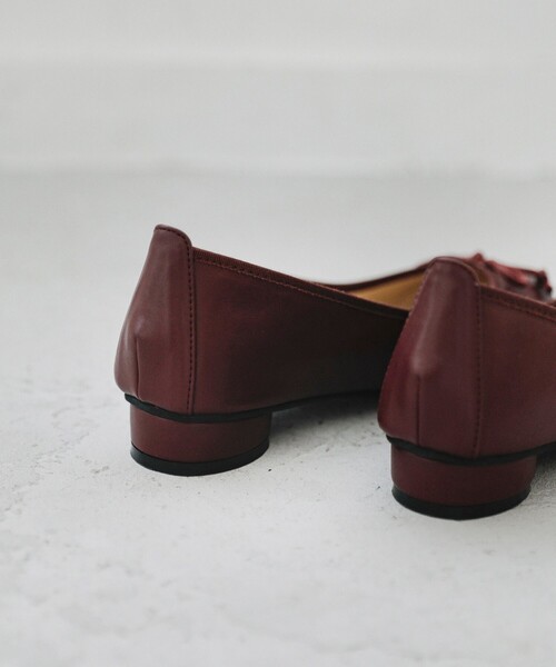quaranciel(カランシエル)の「quaranciel: ローヒール バレエ シューズ(バレエシューズ・レディース・ブラック/ワイン/ベージュ・40/35/30/25/45)」の8枚目の写真