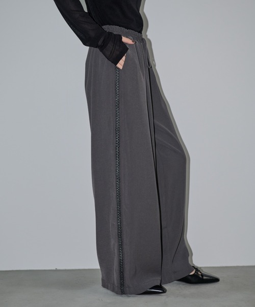 Shelly island（シェリーアイランド）の「レースラインイージーパンツ（その他パンツ・レディース・ブラック/グレー/ベージュ・FREE）」の3枚目の写真