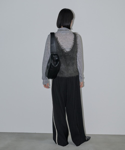 Shelly island（シェリーアイランド）の「レースラインイージーパンツ（その他パンツ・レディース・ブラック/グレー/ベージュ・FREE）」の8枚目の写真