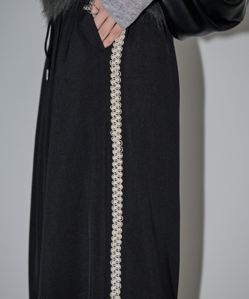 Shelly island（シェリーアイランド）の「レースラインイージーパンツ（その他パンツ・レディース・ブラック/グレー/ベージュ・FREE）」の9枚目の写真