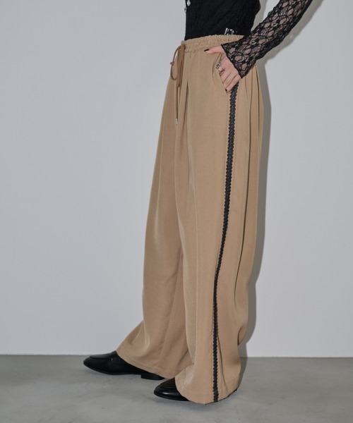 Shelly island（シェリーアイランド）の「レースラインイージーパンツ（その他パンツ・レディース・ブラック/グレー/ベージュ・FREE）」の15枚目の写真