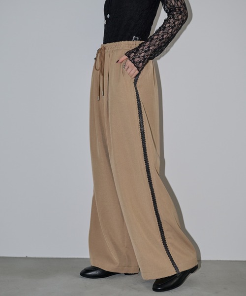 Shelly island（シェリーアイランド）の「レースラインイージーパンツ（その他パンツ・レディース・ブラック/グレー/ベージュ・FREE）」の13枚目の写真