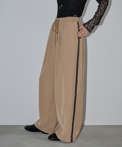 Shelly island（シェリーアイランド）の「レースラインイージーパンツ（その他パンツ・レディース・ブラック/グレー/ベージュ・FREE）」の14枚目の写真