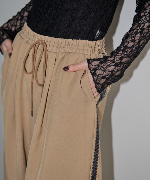 Shelly island（シェリーアイランド）の「レースラインイージーパンツ（その他パンツ・レディース・ブラック/グレー/ベージュ・FREE）」の10枚目の写真