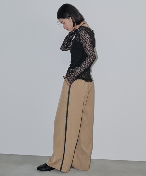 Shelly island（シェリーアイランド）の「レースラインイージーパンツ（その他パンツ・レディース・ブラック/グレー/ベージュ・FREE）」の19枚目の写真