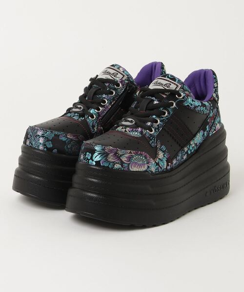 ヨースケYOSUKEウィメンズ厚底トリプルソールレースアップスニーカー2710023（スニーカー）｜YOSUKE（ヨースケ）