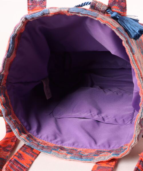 チチカカ(チチカカ)の「Rico ゴブラン巾着ショルダーバッグ(ショルダーバッグ・レディース・ピンク/ブラック・FREE)」の8枚目の写真