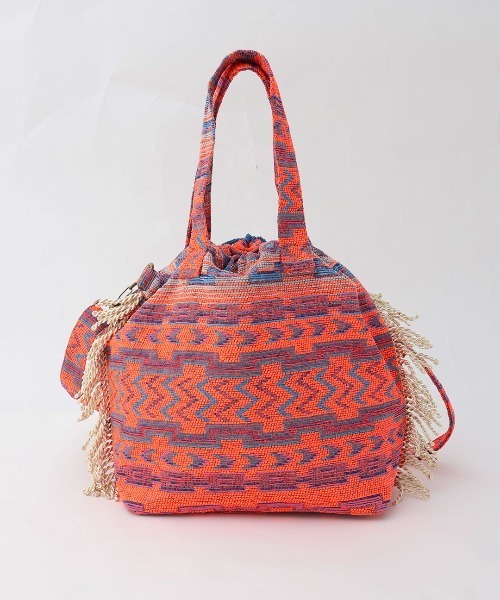 チチカカ(チチカカ)の「Rico ゴブラン巾着ショルダーバッグ(ショルダーバッグ・レディース・ピンク/ブラック・FREE)」の11枚目の写真