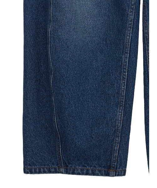 Ameri（アメリ）の「OVER WAIST SWITCHING DENIM（デニムパンツ