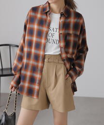 FREE'S MART | ◆オンブレチェックビッグシャツ(シャツ/ブラウス)