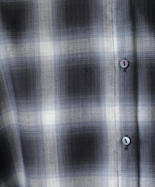 FREE'S MART(フリーズマート)の「◆オンブレチェックビッグシャツ(シャツ/ブラウス・レディース・オレンジ系その他/ブラック系その他・FREE)」の18枚目の写真