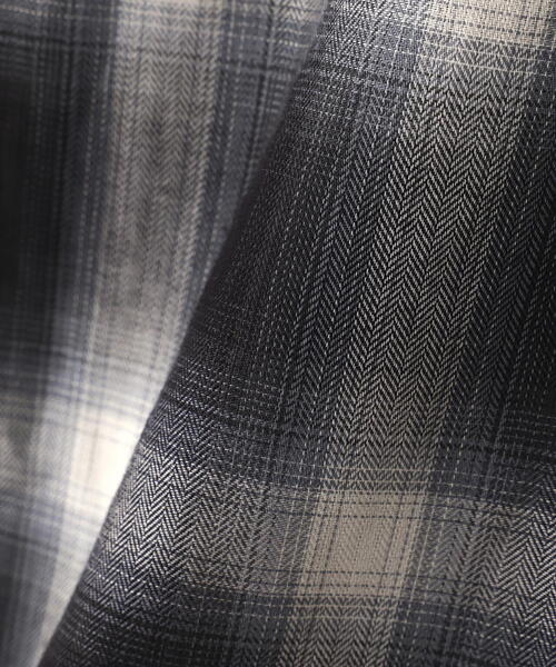 FREE'S MART(フリーズマート)の「◆オンブレチェックビッグシャツ(シャツ/ブラウス・レディース・オレンジ系その他/ブラック系その他・FREE)」の14枚目の写真