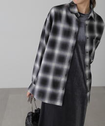 FREE'S MART | ◆オンブレチェックビッグシャツ(シャツ/ブラウス)