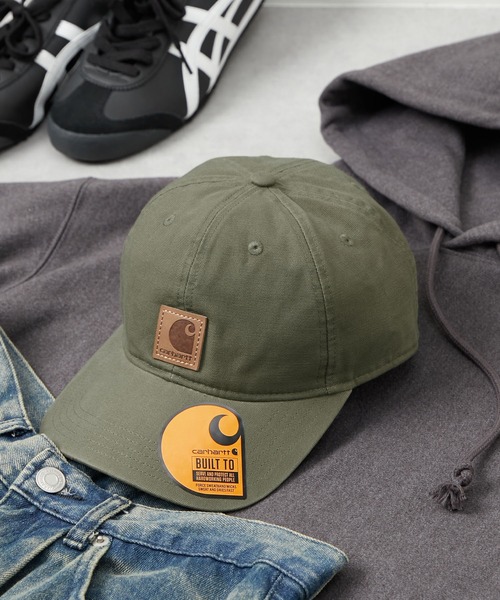 Carhartt(カーハート)の「carhartt/カーハート Odessa Cap ウォッシュ加工 オデッサ キャップ(キャップ・メンズ・ブラウン/ブラック/ネイビー/オリーブ・FREE)」の3枚目の写真