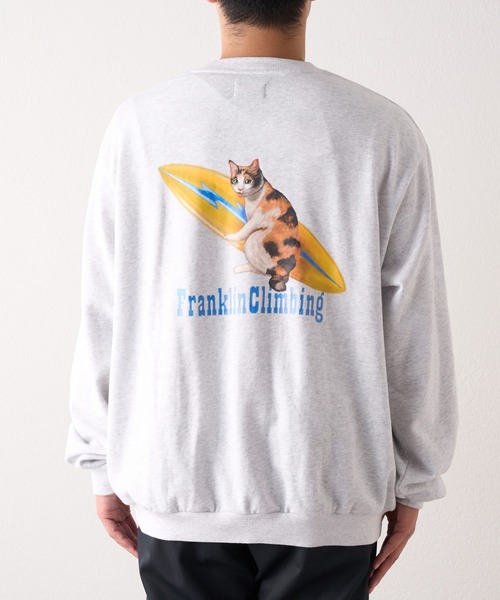Franklin Climbing(フランクリンクライミング)の「【Franklin Climbing】キャット&サーフ スウェット(スウェット・メンズ・ネイビー/ライトグレー・LARGE/MEDIUM)」の17枚目の写真