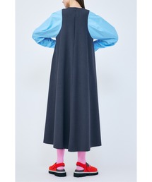 エンフォルド　ENFOLD ダブルクロススリーブレイヤードレス　ワンピース　レア ENFOLD（エンフォルド）の「ダブルクロス タンクレイヤードドレス