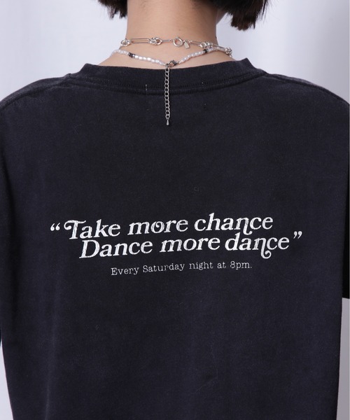 tシャツ (CREOLME)ロゴプリントロングTシャツ レディース CREOLME（クレオルム）の「(CREOLME)ロゴプリントロングTシャツ
