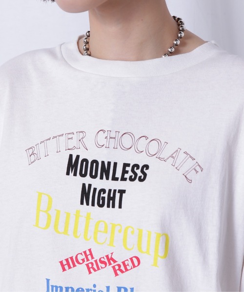 CREOLME（クレオルム）の「(CREOLME)ロゴプリントロングTシャツ