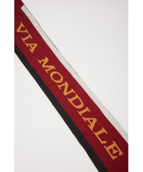 RODEO CROWNS WIDE BOWL（ロデオクラウンズワイドボウル）の「アソートフットボールマフラー（マフラー・レディース・ダークグリーン/オレンジ/マジェンタ・FREE）」の4枚目の写真