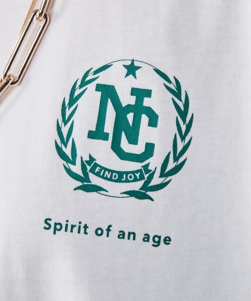 CHIC STYLE（シックスタイル）の「綿100％ロゴプリントロングスリーブTシャツ ＜大きいサイズ有＞シックスタイル　（Tシャツ/カットソー・レディース・オフホワイト/チャコール・M/L/LL/3L/4L/5L）」の22枚目の写真