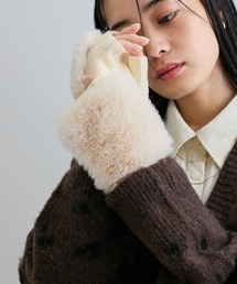 VIS | フィンガーレスファーアームウォーマー(手袋)