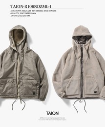 TAION（タイオン）の「【TAION(タイオン)】〈ユニセックス〉ノンダウンミリタリー リバーシブル ボア フーディー（パーカー）」