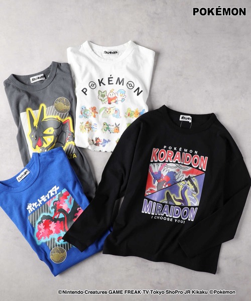 Right-on（ライトオン）の「【POKEMON】長袖Tシャツ（Tシャツ/カットソー・キッズ・ブルー/グレー/ホワイト/ブラック・140/110/120/130/150）」の11枚目の写真