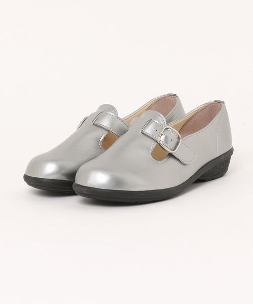 Parade（パレード）の「ベルトフラットパンプス　34004【Parade】（パンプス・レディース・シルバー系その他/ブラック・24.5cm/24.0cm/23.5cm/23.0cm/22.5cm）」の2枚目の写真