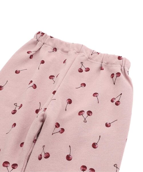 apres les cours（アプレレクール）の「リボン・さくらんぼ柄裏毛パジャマ（ルームウェア/パジャマ・キッズ・アイボリー/ピンク・130/120/110/100/90/80）」の10枚目の写真