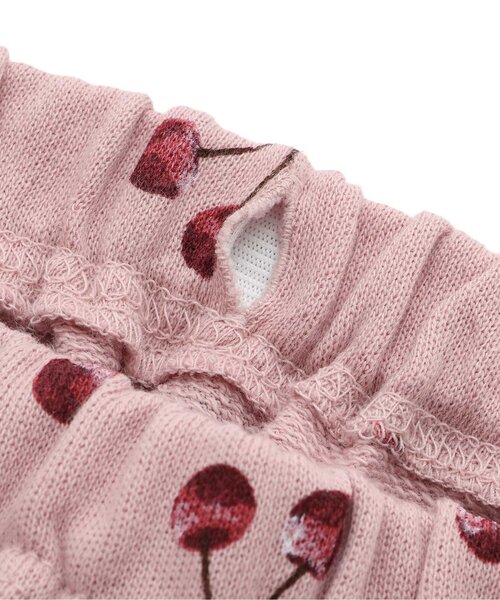 apres les cours（アプレレクール）の「リボン・さくらんぼ柄裏毛パジャマ（ルームウェア/パジャマ・キッズ・アイボリー/ピンク・130/120/110/100/90/80）」の14枚目の写真
