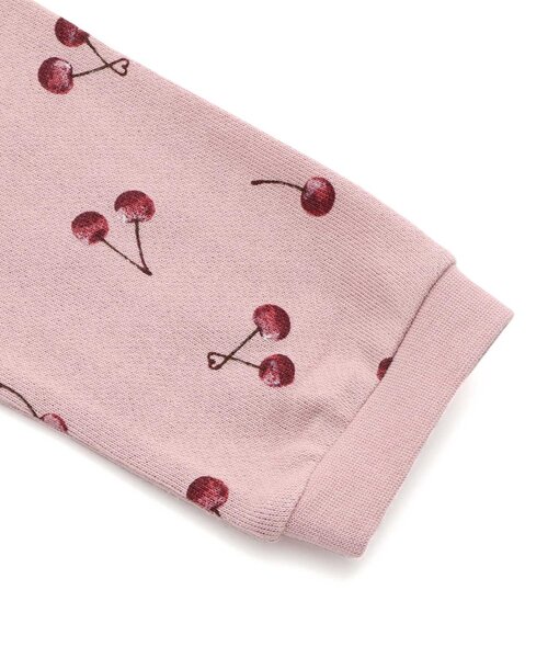 apres les cours（アプレレクール）の「リボン・さくらんぼ柄裏毛パジャマ（ルームウェア/パジャマ・キッズ・アイボリー/ピンク・130/120/110/100/90/80）」の22枚目の写真