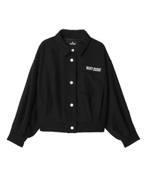 MARY QUANT（マリークワント）の「ラウンドロゴクロップド ブルゾン 