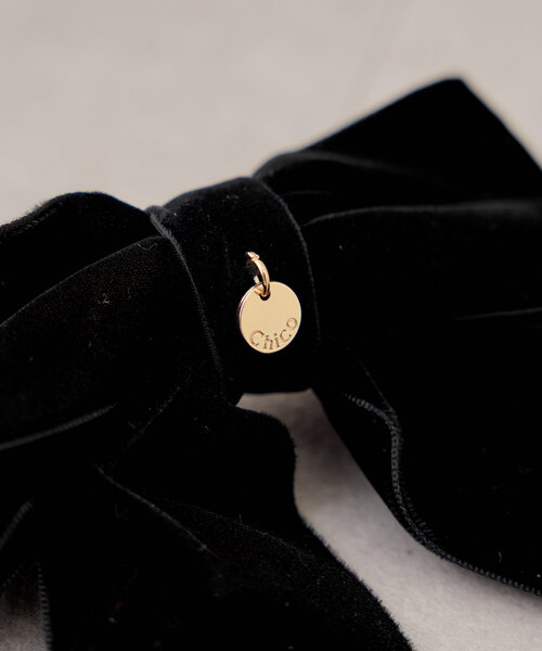 Chico（チコ）の「【新色追加】プレート付リボンバレッタ（イヤリング・レディース・ブラウン/ブラック/アイボリー/ダークブラウン・FREE）」の10枚目の写真