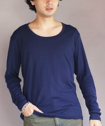 ８(eight) | T/CフライスUネック長袖Tシャツ(Tシャツ/カットソー)