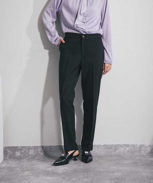 SMILE ORCHID ネイビー ダブルボタン パンツスーツ セット ダブルボタン付きジャケット＆スラックスパンツセットアップ