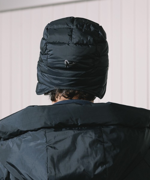 NANGA（ナンガ）の「NANGA/ナンガ AURORA TEX DOWN DUCK BILL CAP キャップ（キャップ・メンズ・ブラック・FREE）」の4枚目の写真