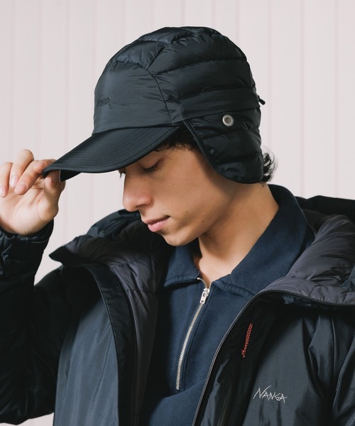 NANGA（ナンガ）の「NANGA/ナンガ AURORA TEX DOWN DUCK BILL CAP キャップ（キャップ・メンズ・ブラック・FREE）」の5枚目の写真
