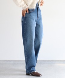 cepo | 〈セットアップコーデ可能〉ラップカーブデニムパンツ(デニムパンツ)
