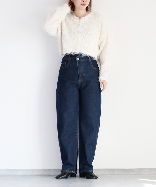 cepo(セポ)の「〈セットアップコーデ可能〉ラップカーブデニムパンツ(デニムパンツ・レディース・ワンウォッシュ/ブルー系2・S/M/L)」の20枚目の写真