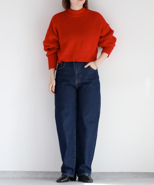 cepo(セポ)の「〈セットアップコーデ可能〉ラップカーブデニムパンツ(デニムパンツ・レディース・ワンウォッシュ/ブルー系2・S/M/L)」の15枚目の写真