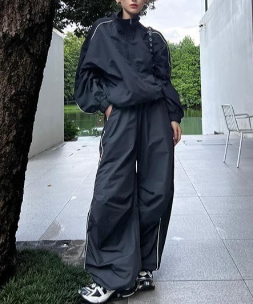 新品タグ付　SHELTY シェルティ　ジャージセットアップ　黒/桃　サイズ3L 新品タグ付 SHELTY シェルティ ジャージセットアップ 黒/桃 サイズ3L