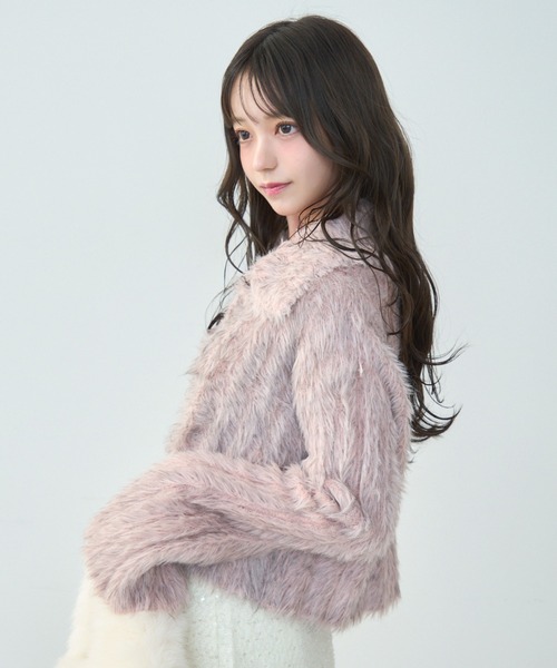 TITTY&CO.（ティティーアンドコー）の「フェイクファーショート丈